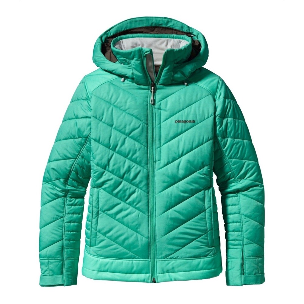 Patagonia Rubicon teal blue puffer ski rider winter jacket coat M FREE SHIPPING